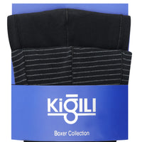 Black 2-Pack Patterned Cotton Boxer Set