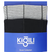 Black 2-Pack Patterned Cotton Boxer Set