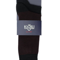Black 2-Pack Cotton Patterned Socks