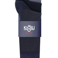 Dark Navy Blue 2-Pack Patterned Socks
