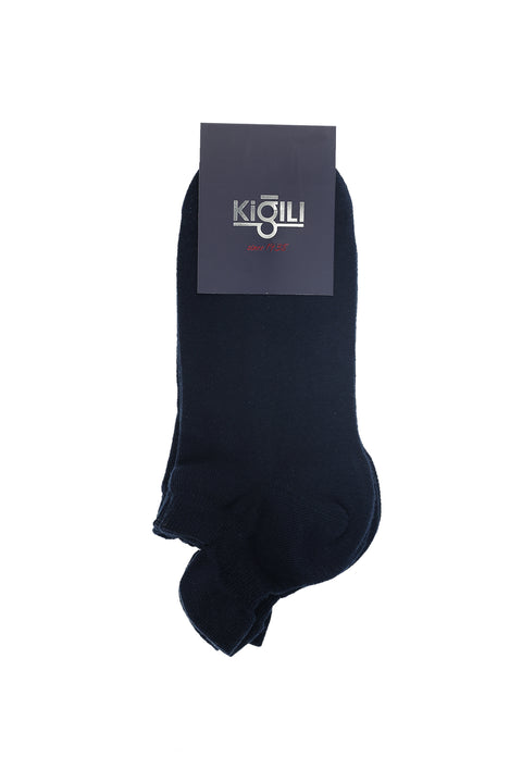Light Navy Blue 2-Pack Cotton Sports Socks Set