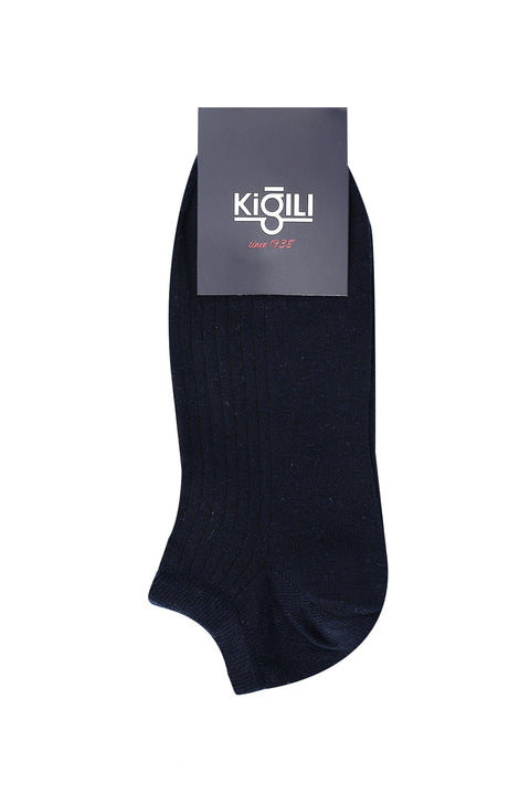 Light Navy Blue 2-Pack Cotton Sports Socks Set