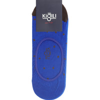 Navy Blue 2-Pack Patterned Cotton Loafer Sock Set