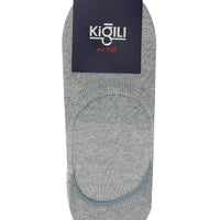 Medium Grey Melange 2-Pack Cotton Loafer Socks