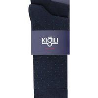 Medium Navy Blue 2-Pack Patterned Socks