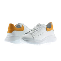 White Leather Sneaker Shoes
