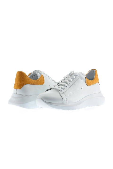 White Leather Sneaker Shoes