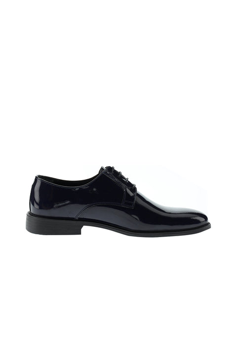 Medium Navy Classic Patent Leather Shoes