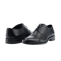 Medium Navy Classic Leather Shoes