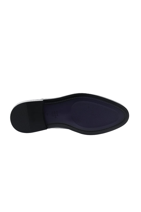 Medium Navy Classic Leather Shoes