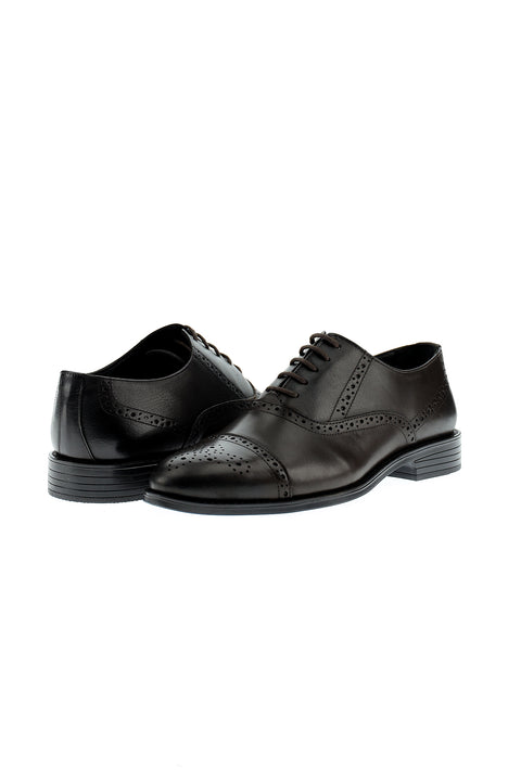 Dark Brown Classic Leather Shoes