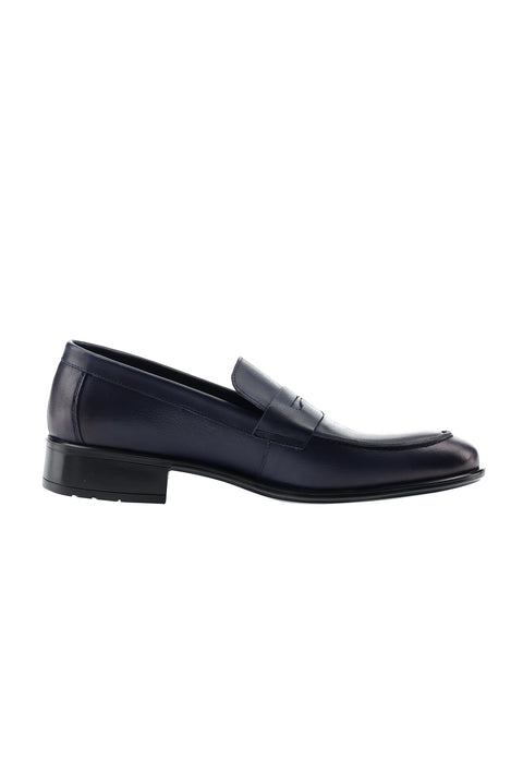 Dark Navy Classic Leather Shoes