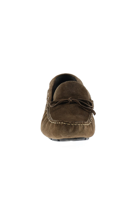 Dark Brown Suede Casual Loafer Shoes