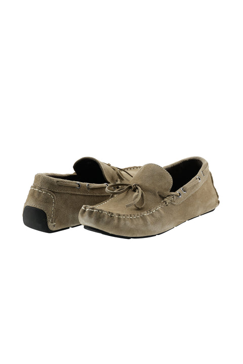 Medium Mink Suede Casual Loafer Shoes