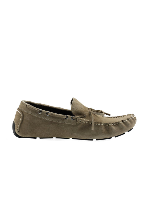 Medium Mink Suede Casual Loafer Shoes