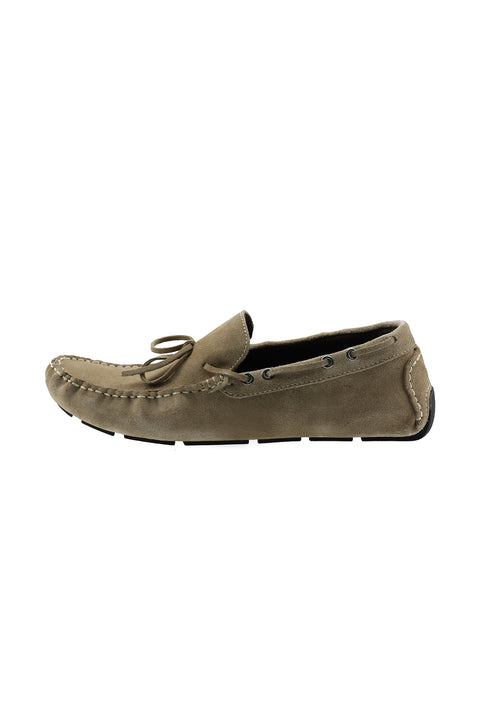 Medium Mink Suede Casual Loafer Shoes