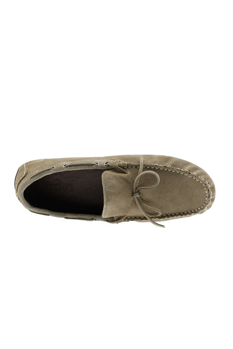 Medium Mink Suede Casual Loafer Shoes