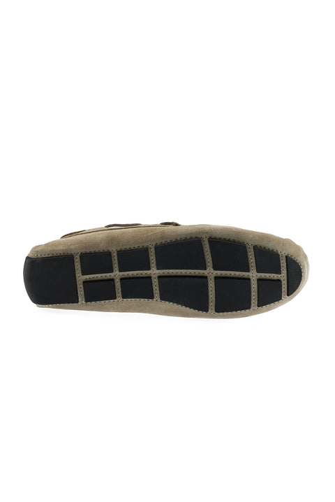Medium Mink Suede Casual Loafer Shoes