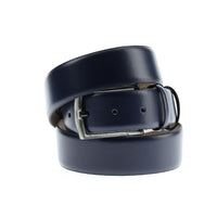 Dark Navy Classic Leather Belt