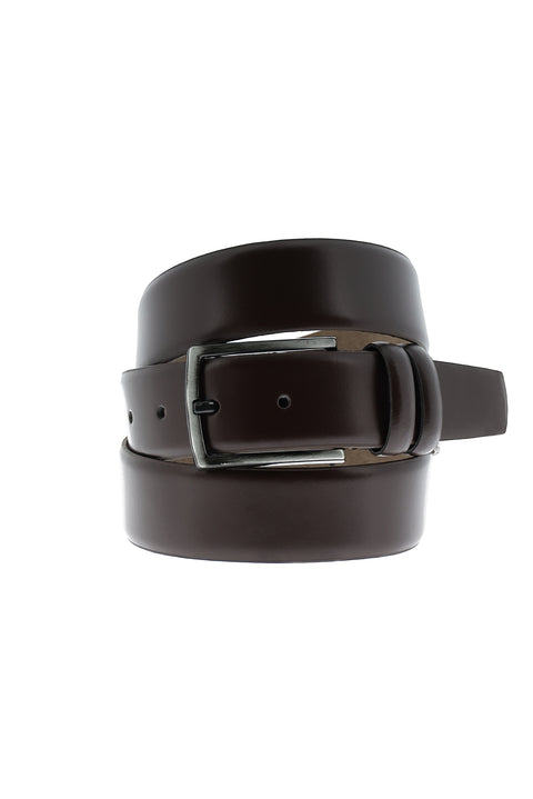 Dark Brown Classic Leather Belt