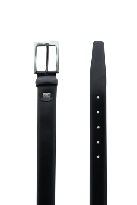 Black Classic Leather Belt