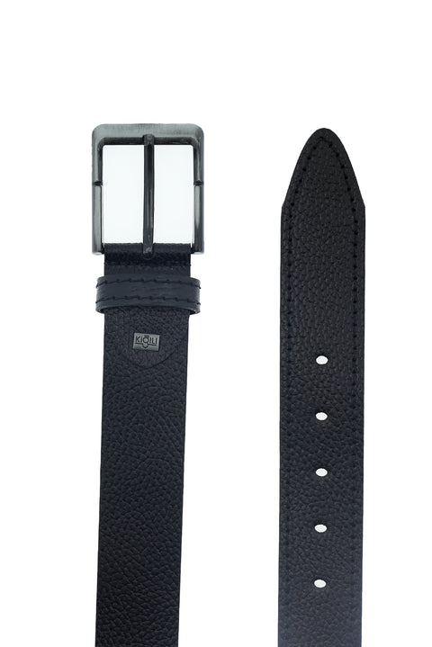 Black Sport Leather Belt