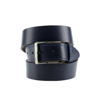 Dark Navy Leather Sport Belt