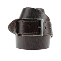 Dark Brown Sport Leather Belt