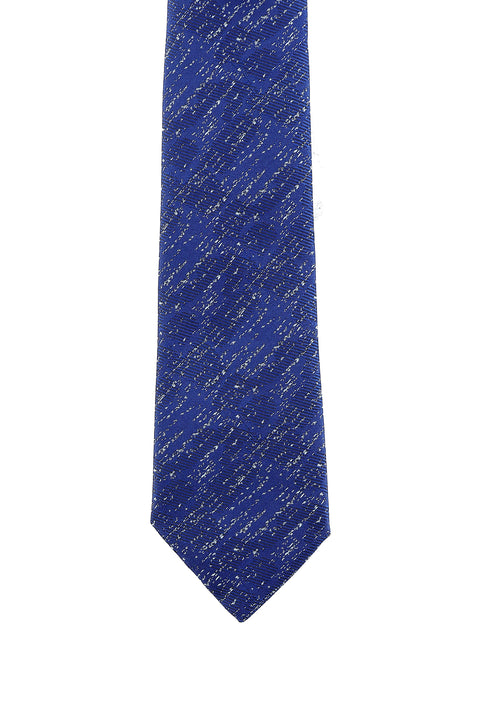 Medium Navy Blue 3-Piece Tie, Pocket Square, and Cufflink Set
