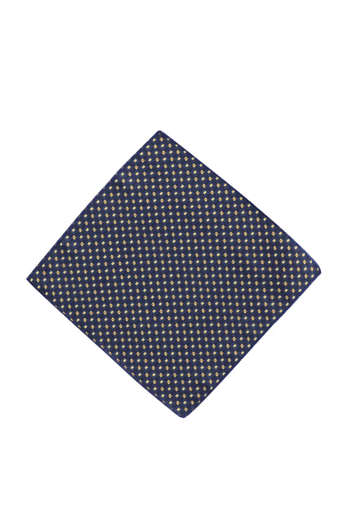 Dark Navy Blue 3-Piece Tie, Pocket Square & Cufflink Set