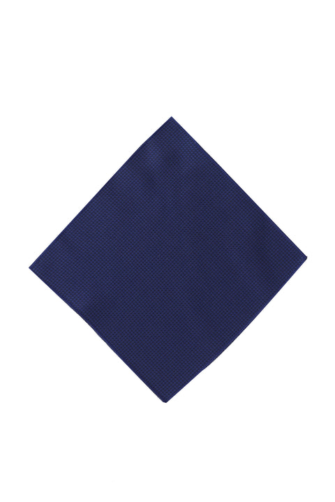 Medium Navy Blue 2-Piece Tie and Pocket Square Set