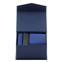 Light Navy Blue 2-Piece Tie & Pocket Square Set