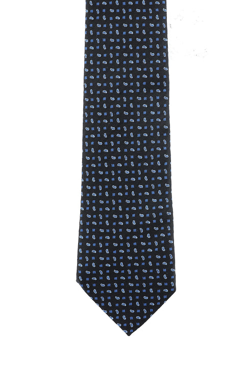 Medium Navy Blue 2-Piece Tie & Pocket Square Set