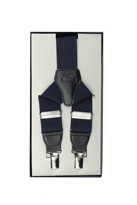 Medium Navy Trouser Suspenders