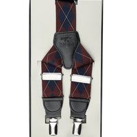 Wine Burgundy Patterned Trouser Hangers