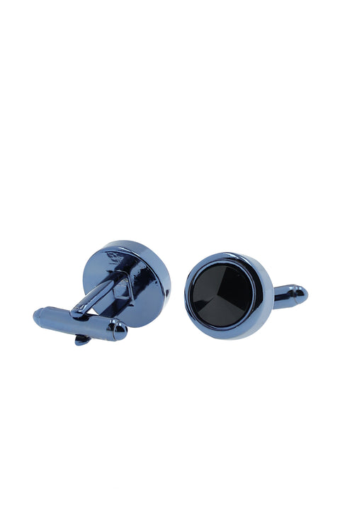 Medium Navy Cufflinks