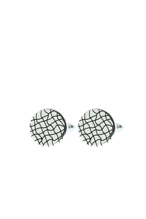 Metallic Gray Cufflinks