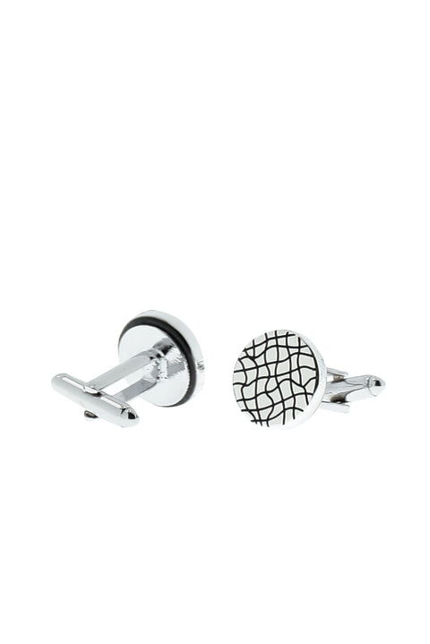 Metallic Gray Cufflinks