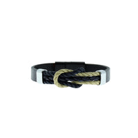 Black Leather Bracelet