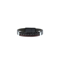 Dark Navy Leather Bracelet