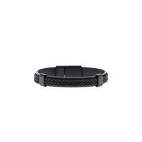 Black Leather Bracelet