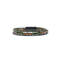 Medium Brown Bead Bracelet