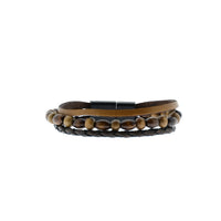 Medium Brown Bead Bracelet