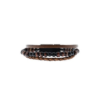 Medium Brown Bead Bracelet