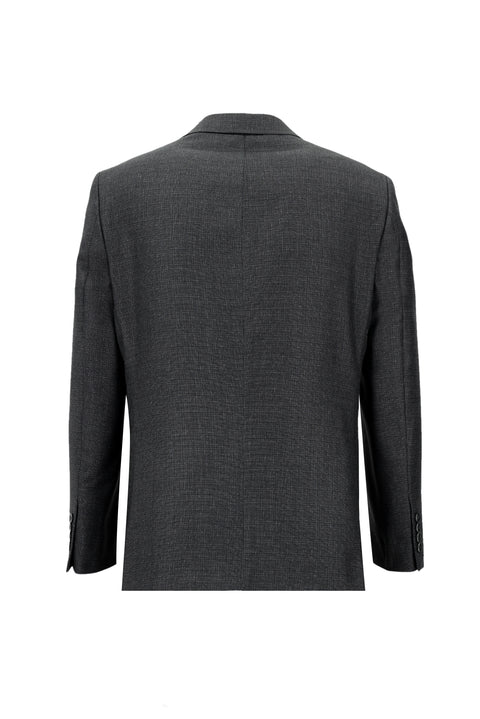 Medium Anthracite 7 Drop Slim Fit Patterned Jacket