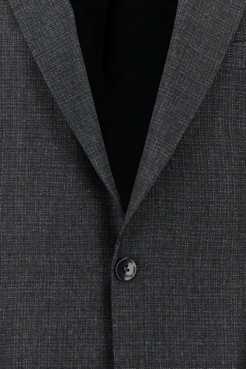 Medium Anthracite 4 Drop Relaxed Fit Patterned Jacket