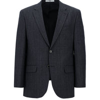 Dark Navy 4 Drop Relaxed Fit Patterned Jacket