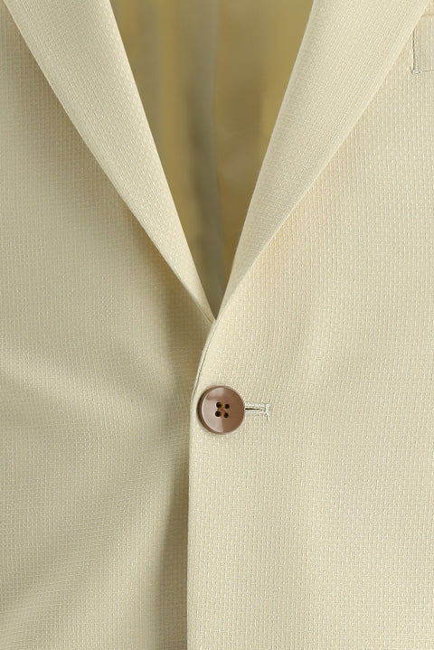 Cream 4 Drop Relaxed Fit Classic Jacket