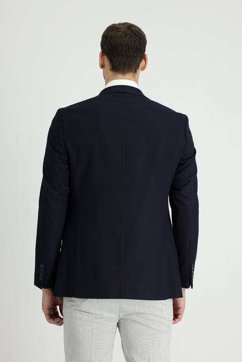 Dark Navy 6 Drop Regular Fit Classic Jacket