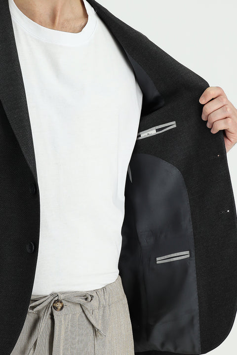 Dark Anthracite 6 Drop Regular Fit Classic Jacket